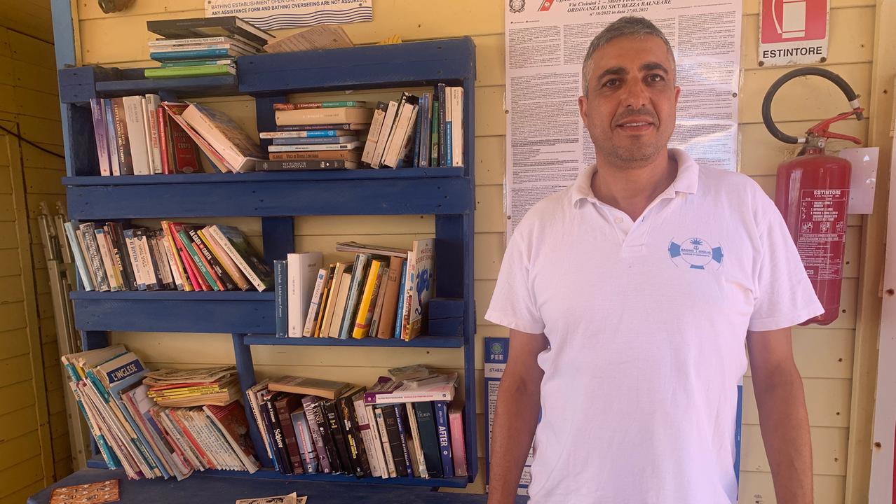 Claudio Castellucci, titolare del Bagno Giglio a Marina di Grosseto