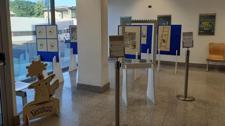 
	La mostra alla sede centrale di Poste Italiane in via Mariano

