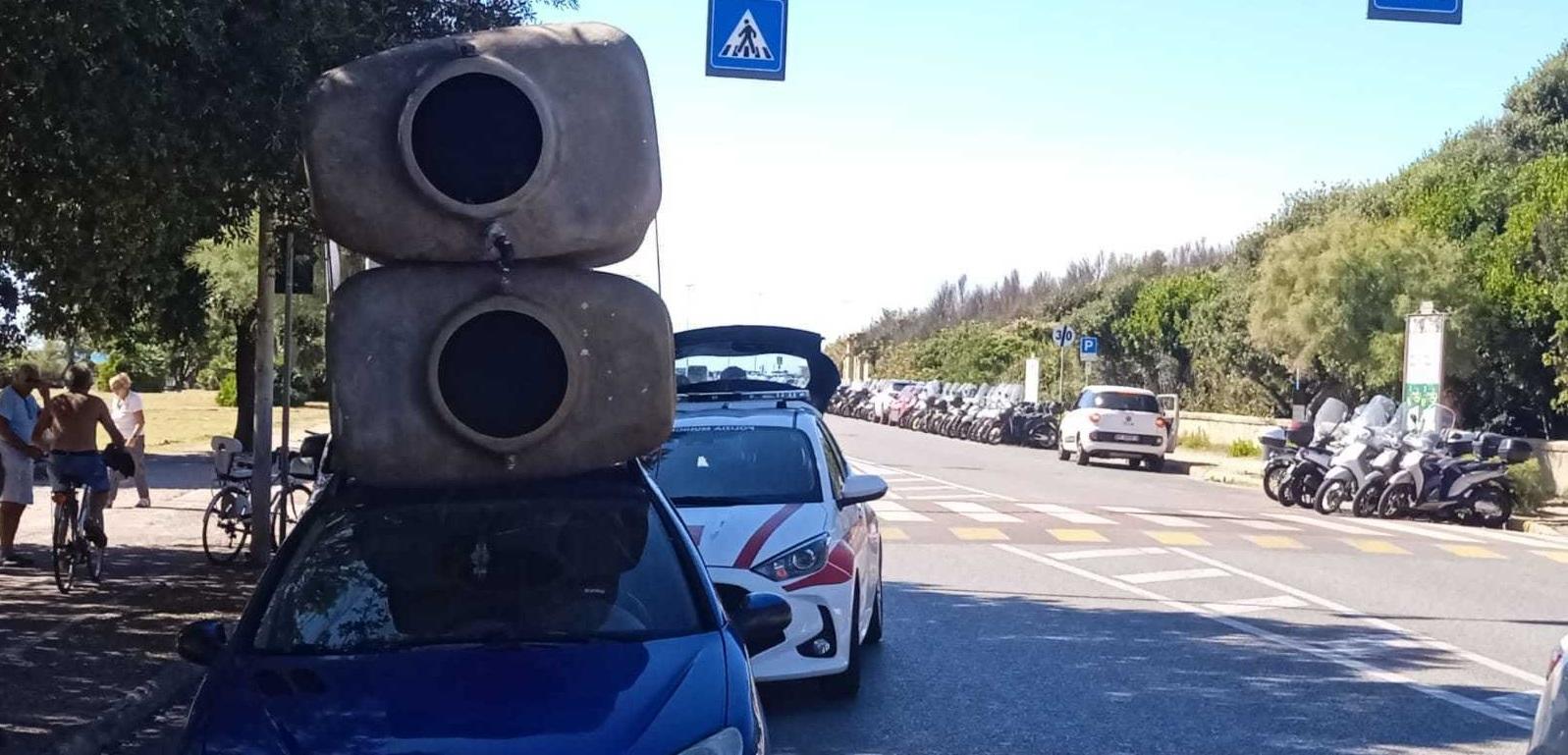 L'auto fermata