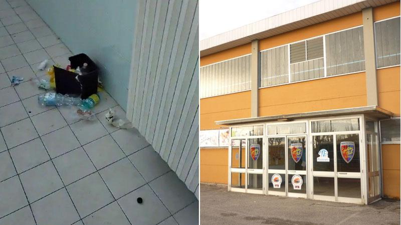Degrado e sporcizia al Palavinci di Montecatini: dopo le proteste il Comune corre ai ripari