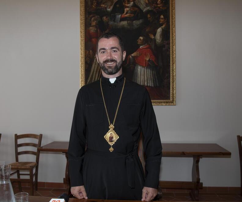 Il vescovo ucraino ringrazia Grosseto: «L’Ucraina resiste, combatte, prega»