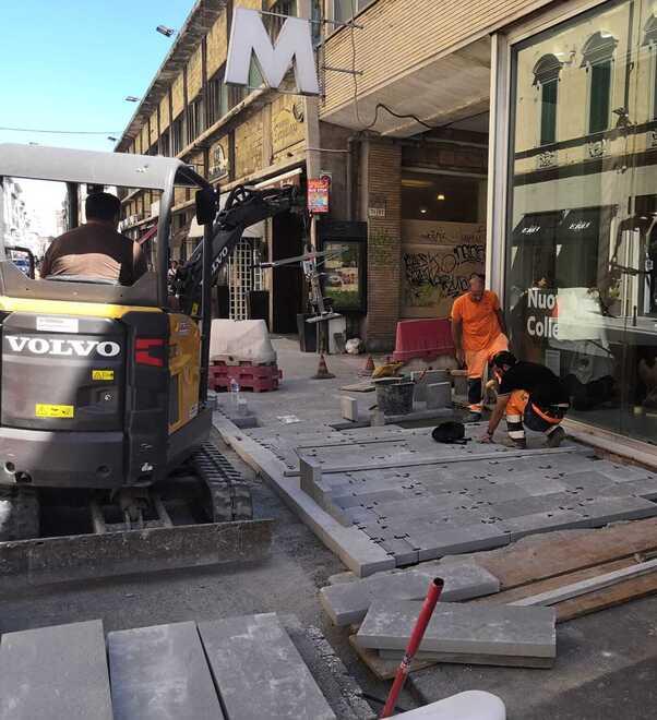 Inizio dei lavori in Via Marradi