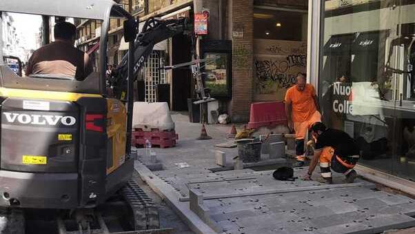 Inizio dei lavori in Via Marradi
