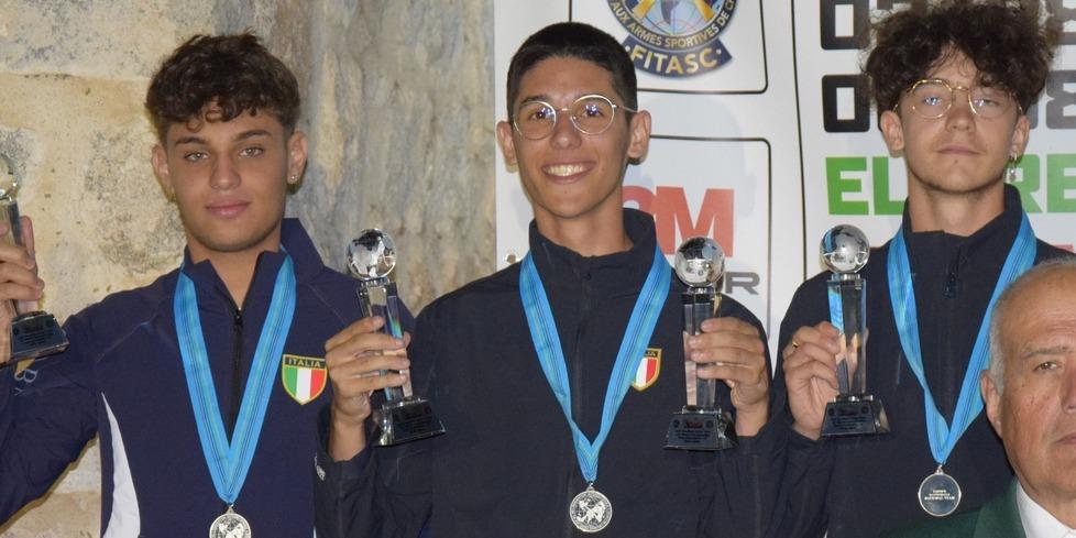 Da sinistra Giuseppe Fiume Andrea Diana e Diego Martelli