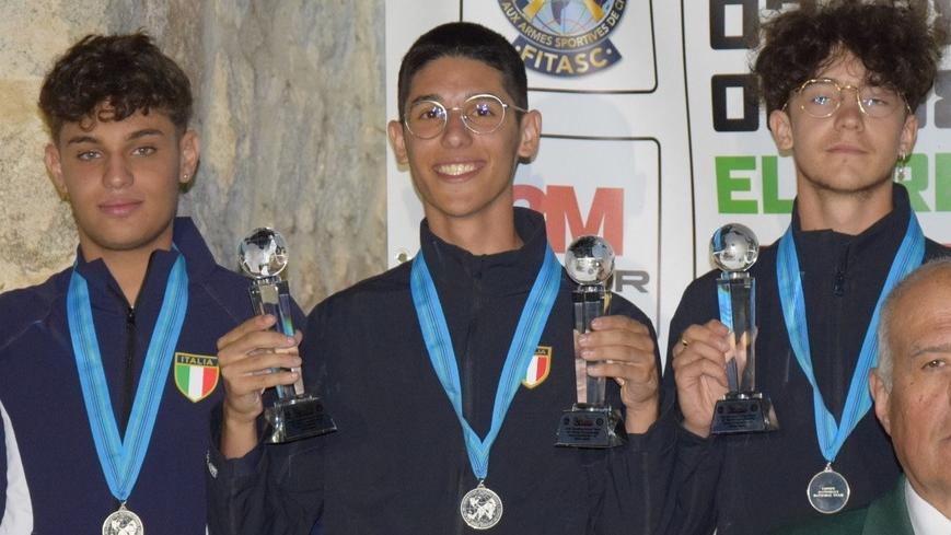 Da sinistra Giuseppe Fiume Andrea Diana e Diego Martelli