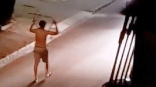 Un fotogramma del video realizzato dai residenti di via Roma