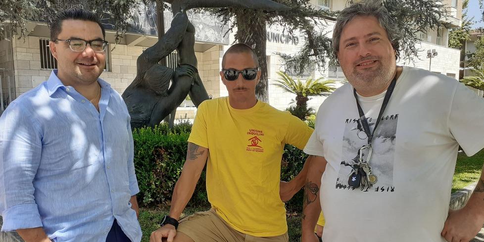 Da sinistra Nicoletti, Di Beo e Giannelli
