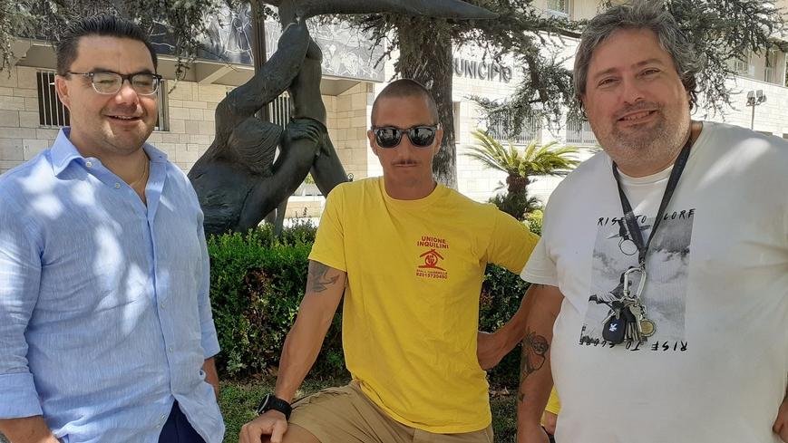 Da sinistra Nicoletti, Di Beo e Giannelli