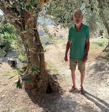 
	Aurelio Bizzarri sul luogo della aggressione

