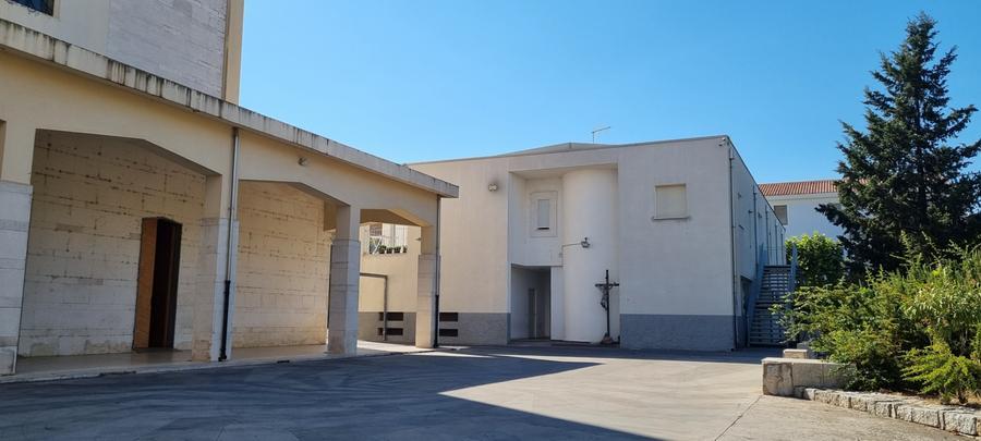 
	I locali della parrocchia del Sacro Cuore (foto Massimo Locci)

