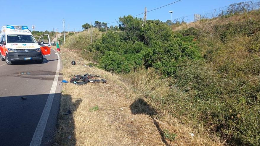 Tremendo schianto alle porte di Sennori: motociclista 26enne di Sassari in Rianimazione