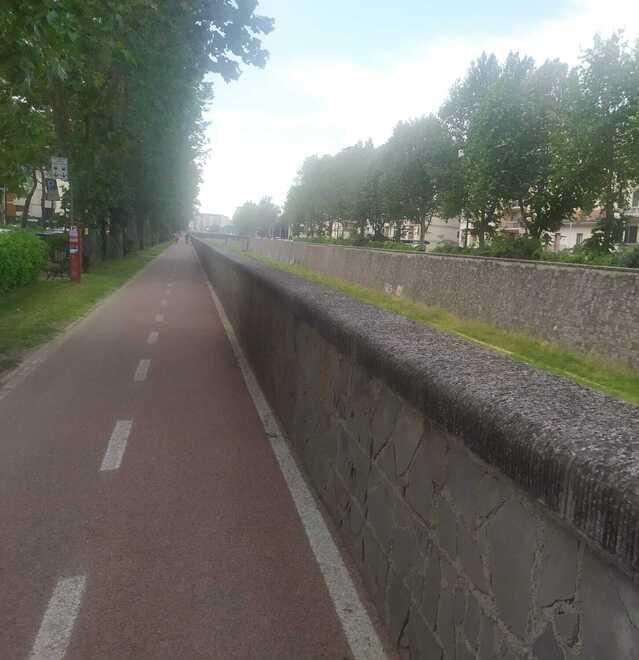 La ciclabile di viale Redi