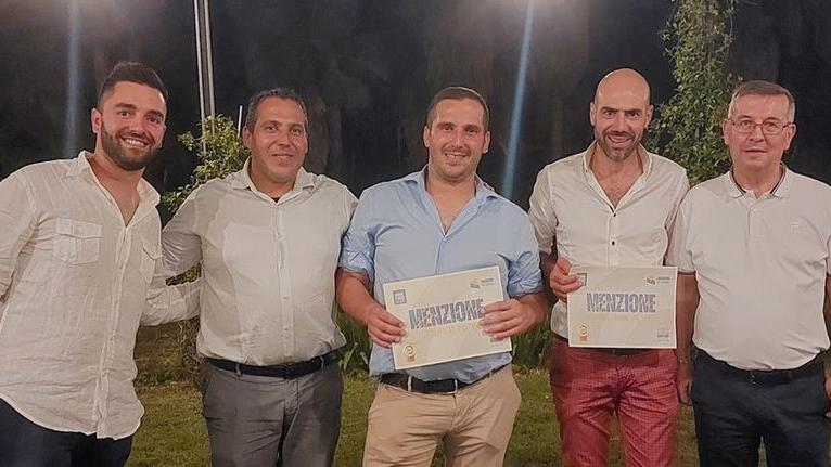 Il gruppo premiato al Sardinia food award