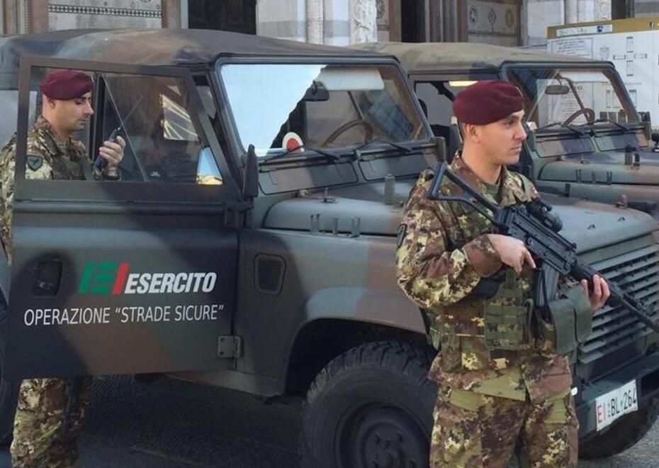 Sicurezza, ritorna “Strade sicure”: assegnati 15 militari dell’esercito<br>
