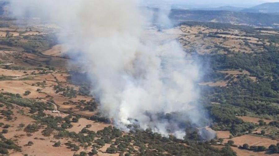 Ittiri, incendio nelle campagne di Chereno: 40 ettari in fiamme
