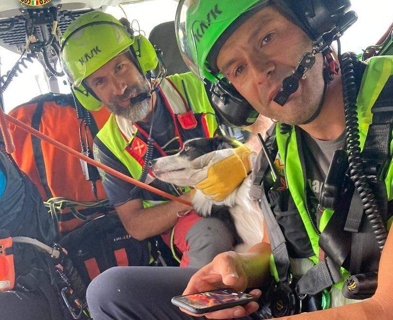 Si perdono col cagnolino sul Cimone: il Soccorso alpino li salva tutti e tre 