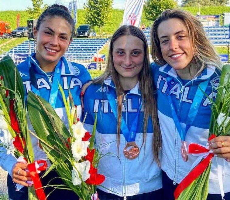 Canoa, il trio Bertoncelli-Borghi-Micozzi va a podio ai Mondiali in Polonia