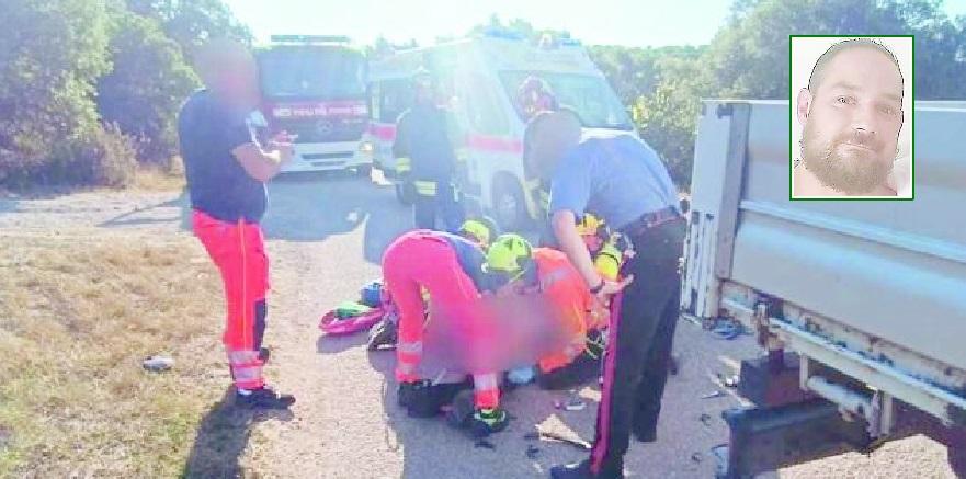 In scooter contro un autocarro: è morto l’allevatore di 34 anni