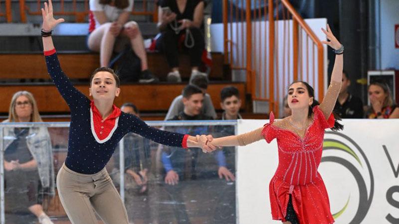 Giovane coppia pratese agli Europei