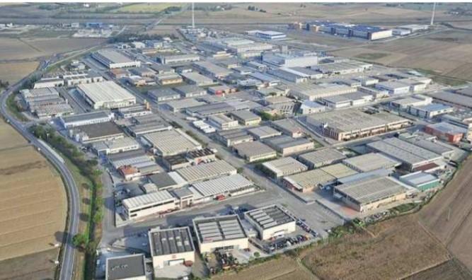 
	Una veduta aerea della zona industriale di Gello a Pontedera

