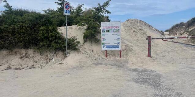 Un ingresso alle Spiagge Bianche