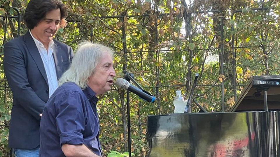 Enrico Vanzina nell’estate 2022 a Villa Bertelli