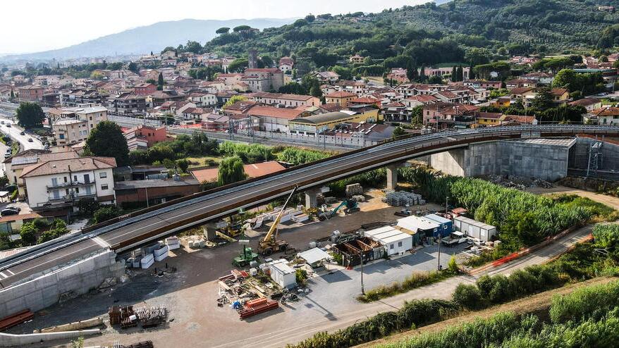 Nella foto l’opera vista dall’alto (foto Nucci)