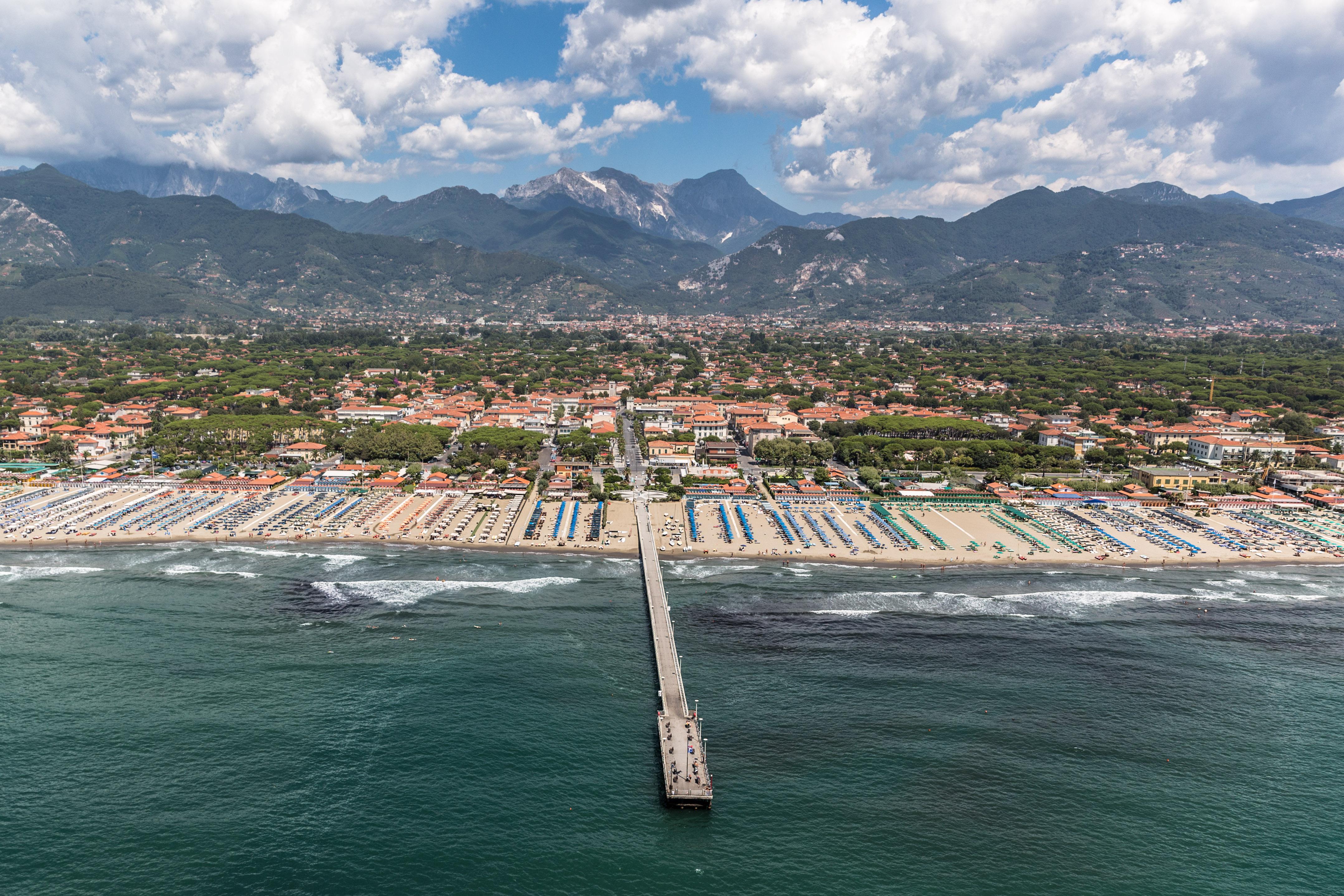 Forte dei Marmi vista dall’alto