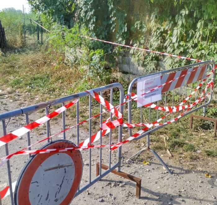 Guastalla, bomba a mano fatta brillare