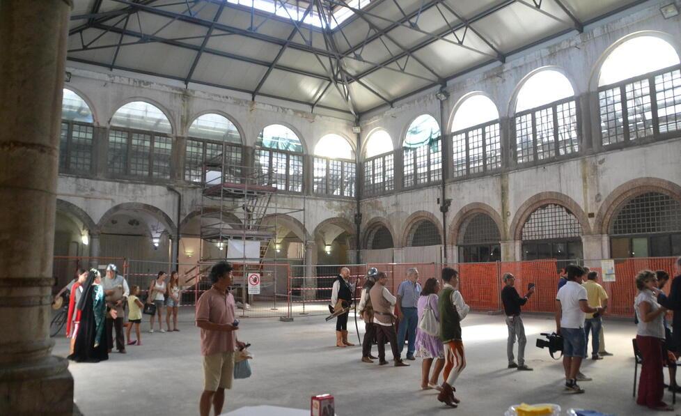 Il chiostro del Carmine