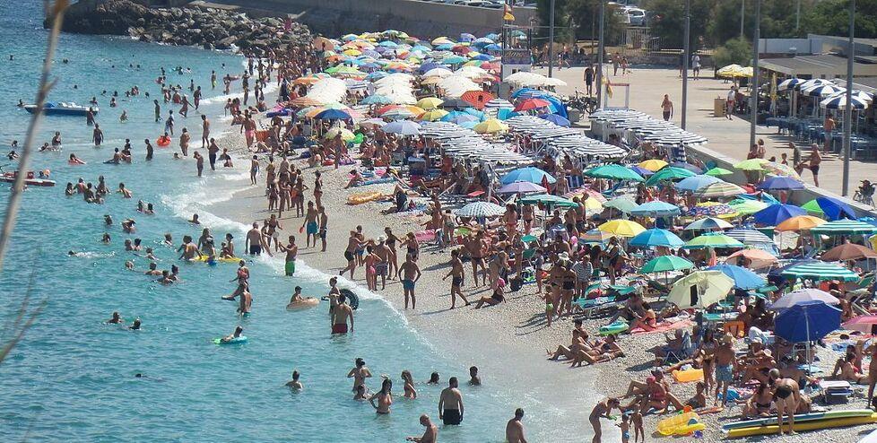 Spiagge affollate