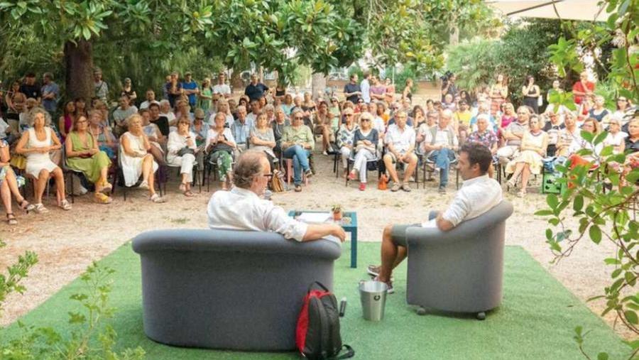 L’incontro con Francesco Bruni venerdì a Villa Maria (foto Stefanini/Silvi)