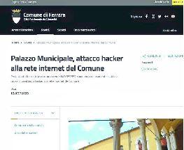 Passaporti, contratti, file: i dati del Comune di Ferrara sul web