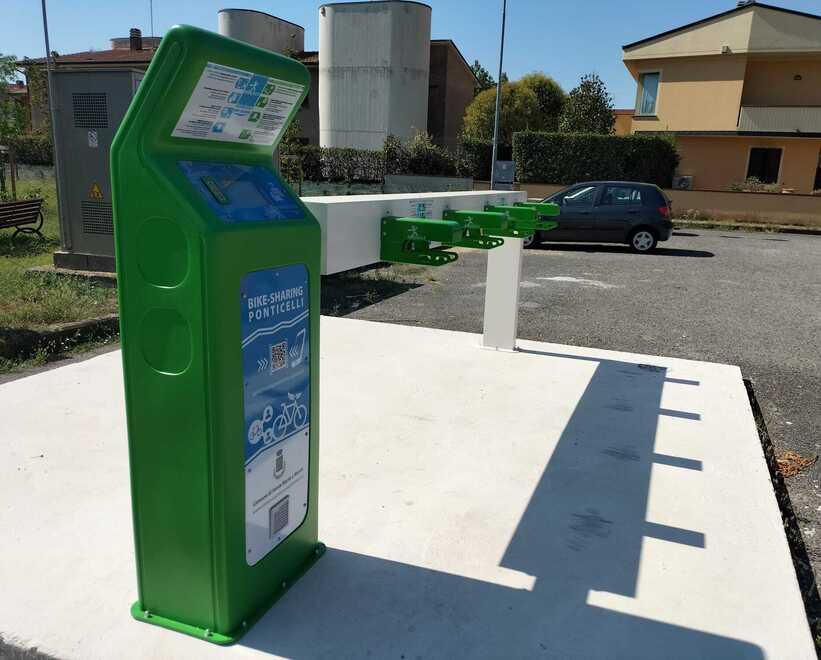 Santa Maria a Monte, i ladri mettono ko la postazione di bike sharing appena inaugurata<br>

