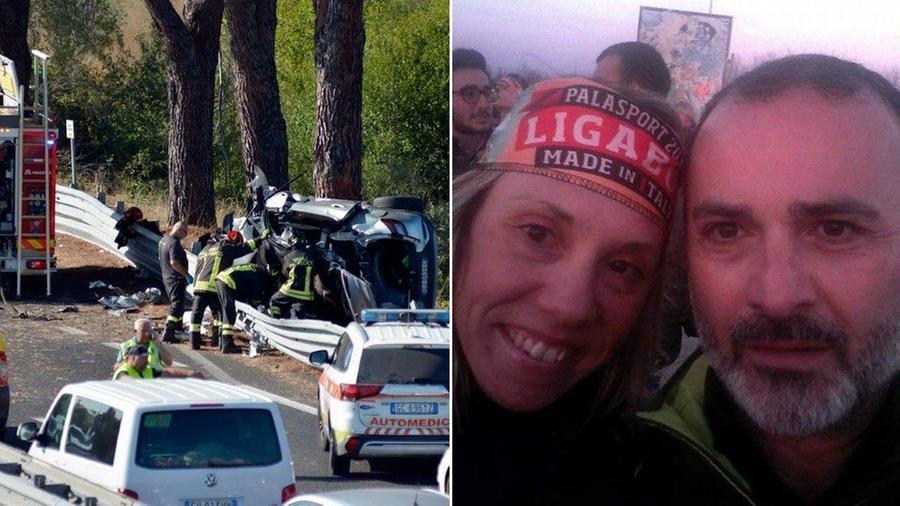 Schianto sull’Aurelia a Gavorrano, morta anche la donna: aveva 46 anni. Sequestrato il guardrail