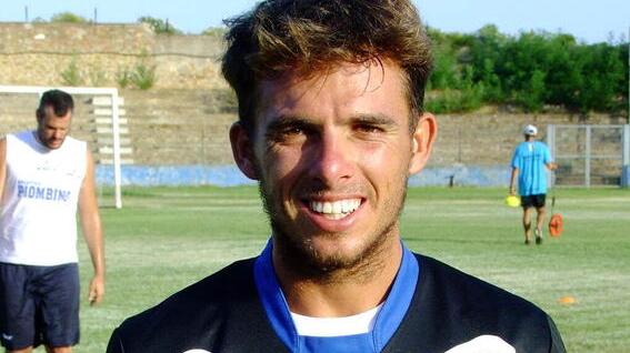 Leonardo Bartolini. Il giovane centrocampista classe ’99 quando vestiva la maglia dell’Atletico Piombino (foto Paolo Barlettani)