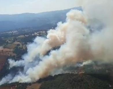 Spaventoso incendio a Sorgono, almeno 150 ettari in cenere