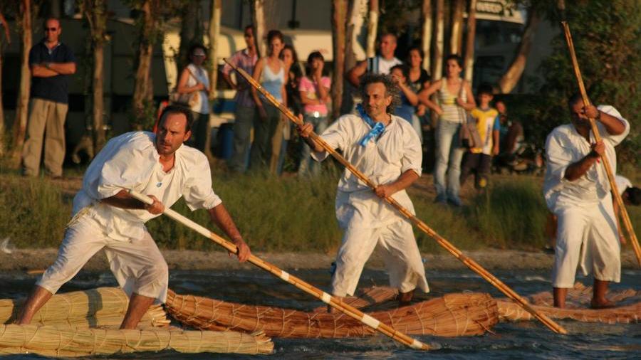 Un momento dell'ultima regata