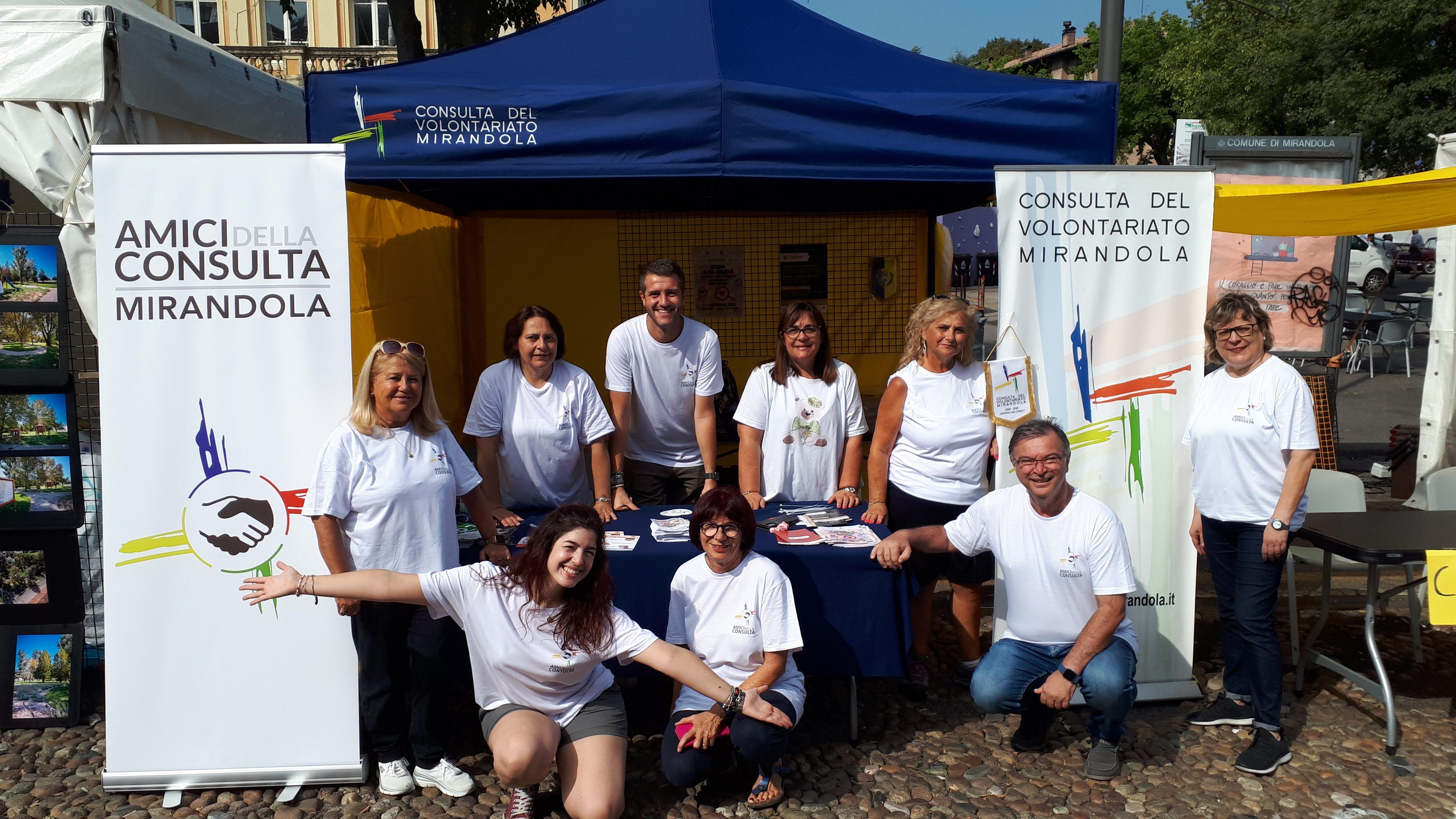 I volontari di Mirandola fanno festa con la città: «Siamo una grande rete»<br>
<br>

