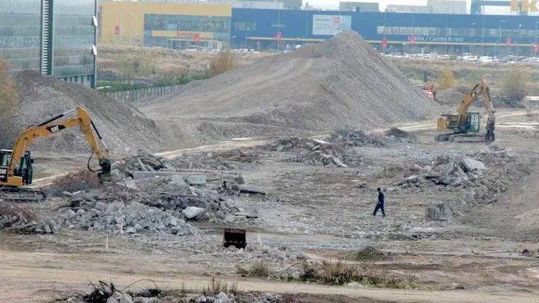 L’area ex Vacis al tempo dei lavori