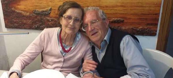 Adelina Maffei con il marito Alvaro
