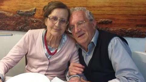 Adelina Maffei con il marito Alvaro