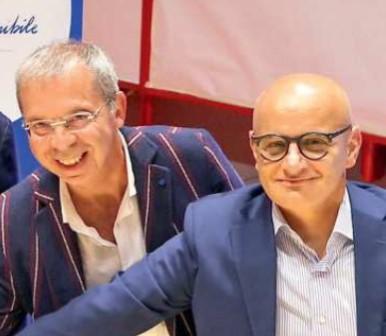 ll presidente Capecchi col dg Saracca