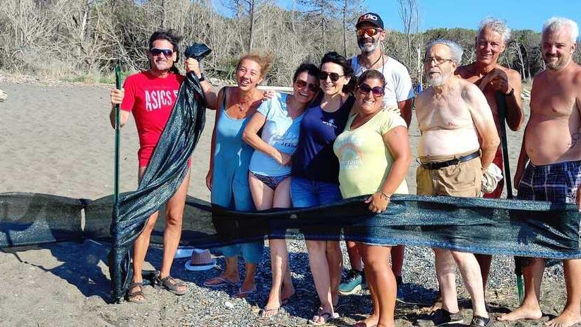 Tartaruga, nido a sorpresa sulla spiaggia del Tombolo