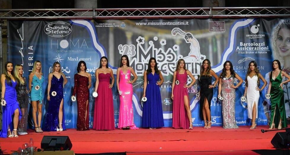 Red carpet al Tettuccio per la prima semifinale di Miss Montecatini