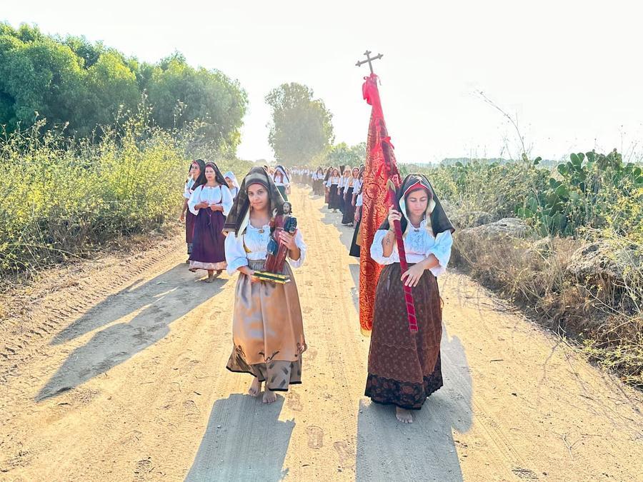 
	la processione delle Scalze oggi 25 agosto all'alba

