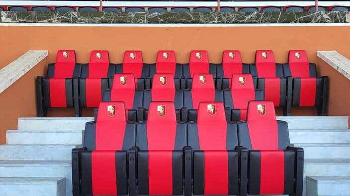 Lucchese, si stringe per Sabbione: nuovo look nella tribuna centrale