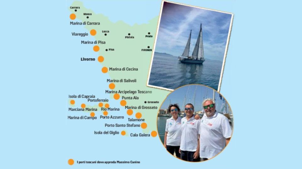 Massimo Canino e il nostro mare: «Comportiamoci da ospiti con la natura»