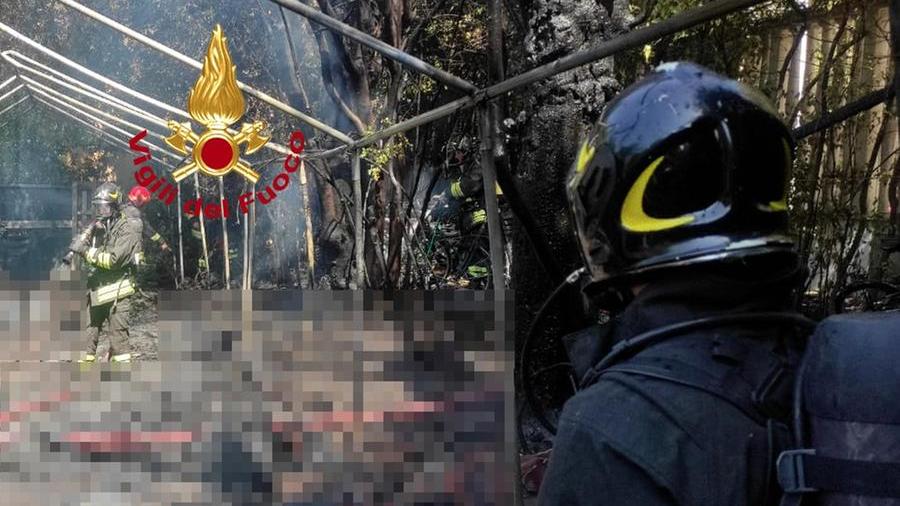 Incendio al Four Season di Firenze: su viale Matteotti si alza una colonna di fumo nero