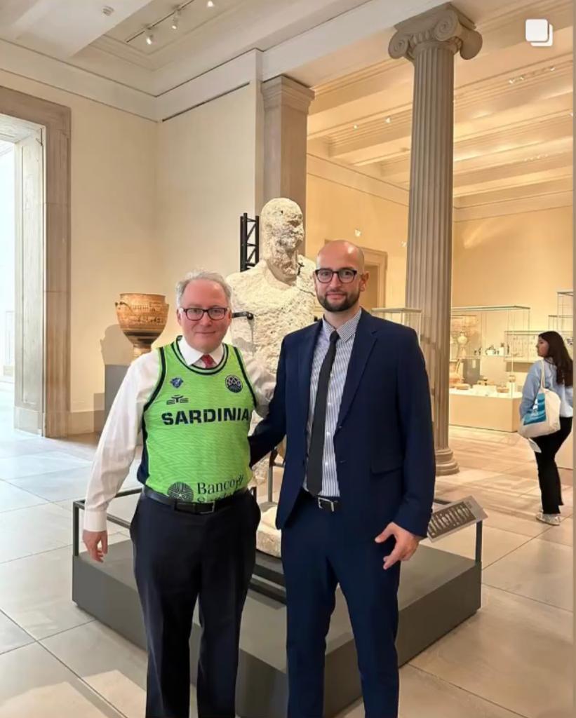 New York il nipote di Hemingway alla scoperta di Mont’e Prama